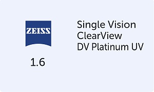 Carl Zeiss SV ClearView 1.6 DV Platinum UV