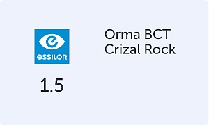 Essilor Orma 1.5 Crizal Rock