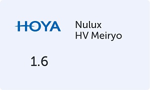 HOYA Nulux 1.6 HV Meiryo