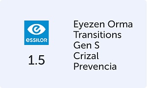Essilor Crizal EyeZen Orma 1.5 Transitions Gen S Crizal Prevencia