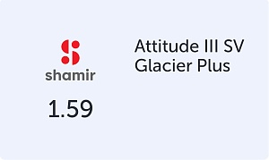 Shamir Smart Attitude 1.59 Polycarbonate Glacier+ UV
