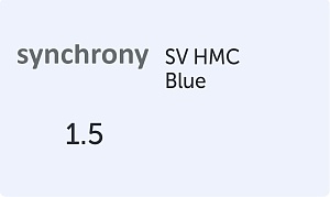 Synchrony Single Vision 1.5 HMC Blue