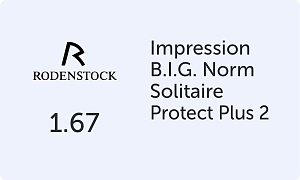 Rodenstock Impression B.I.G. Norm 1.67 Solitaire Protect Plus 2
