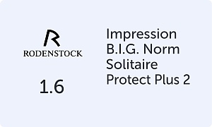 Rodenstock Impression B.I.G. Norm 1.6 Solitaire Protect Plus 2