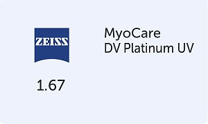 Carl Zeiss MyoCare 1.67 DV Platinum UV