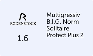Rodenstock Multigressiv B.I.G. Norm 1.6 Solitaire Protect Plus 2 прогрессивные