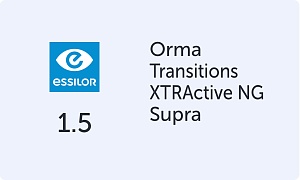 Essilor Orma 1.5 Transitions XTRActive NG Supra