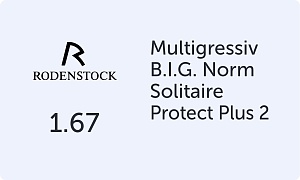 Rodenstock Multigressiv B.I.G. Norm 1.67 Solitaire Protect Plus 2