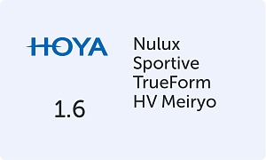 HOYA Nulux Sportive TrieForm 1.6 HV Meiryo