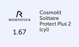 Rodenstock Cosmolit 1.67 Solitaire Protect Plus 2 (cyl)