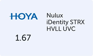 HOYA Nulux  iDentity STRX 1.67 HVLL UVC