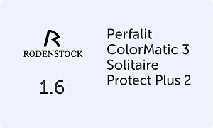 Rodenstock Perfalit ColorMatic 3 1.6 Solitaire Protect Plus 2