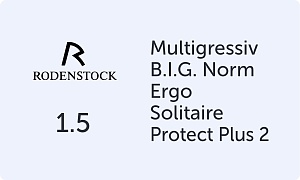 Rodenstock Multigressiv B.I.G. Norm Ergo 1.5 Solitaire Protect Plus 2