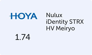 HOYA Nulux iDentity STRX 1.74 HV Meiryo